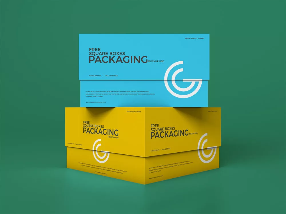 Box Mockup Free PSD