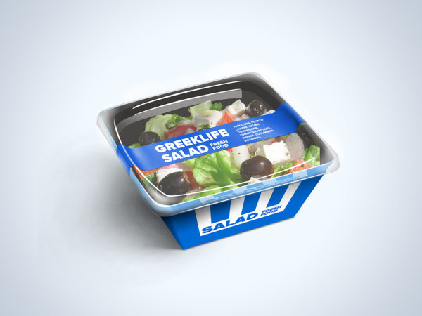 Food Container Free Mockup
