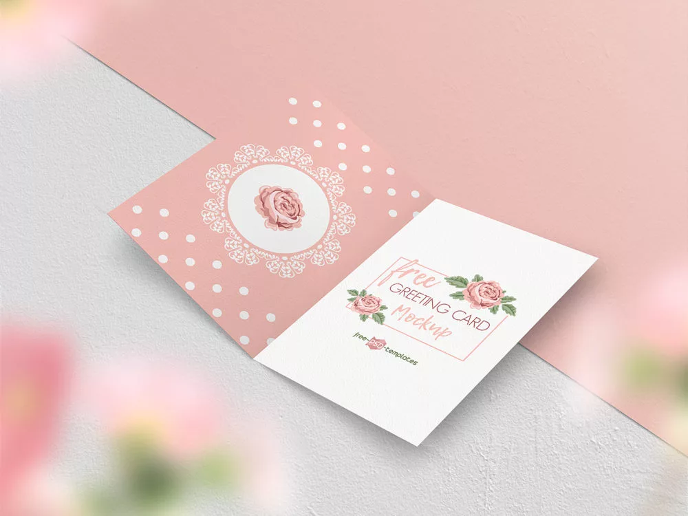 Free Greeting Card Mockup