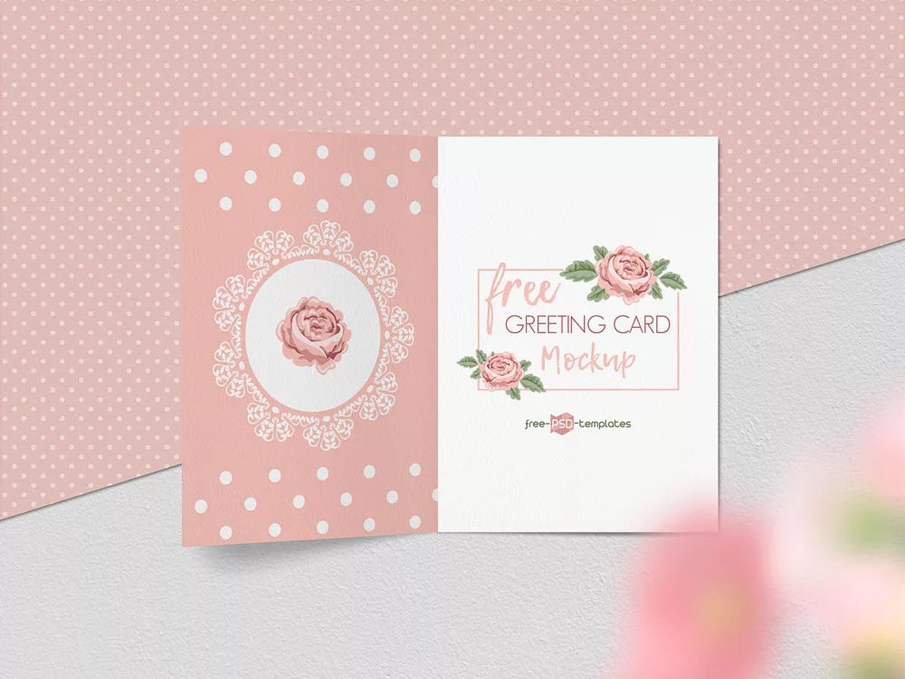 Free Greeting Card Mockup