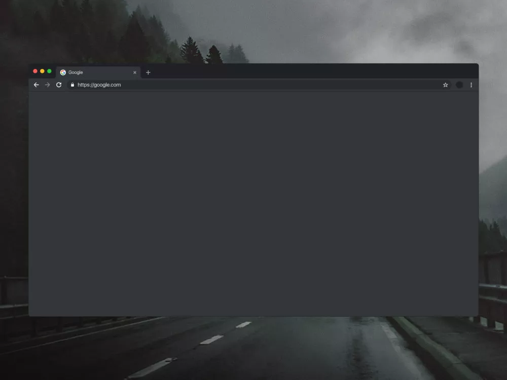 Google Chrome Free Mockup