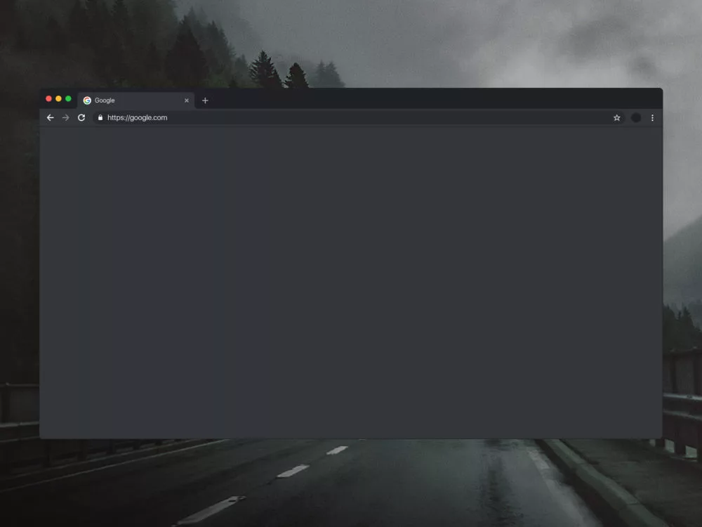 Google Chrome Free Mockup