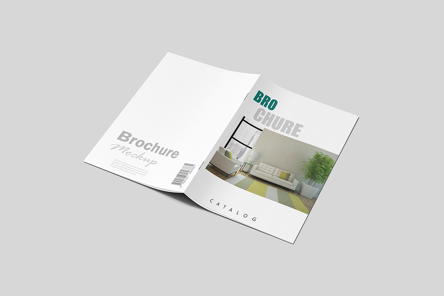 Download Realistic Brochure Mockup Free | Free Mockup