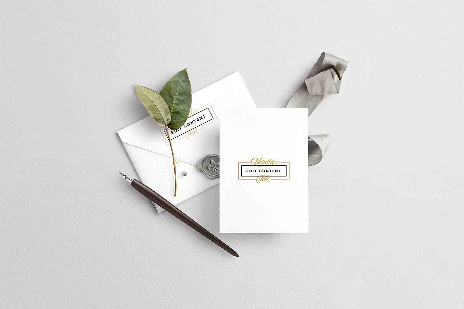 Wedding-Card-with-Envelope-Mockup