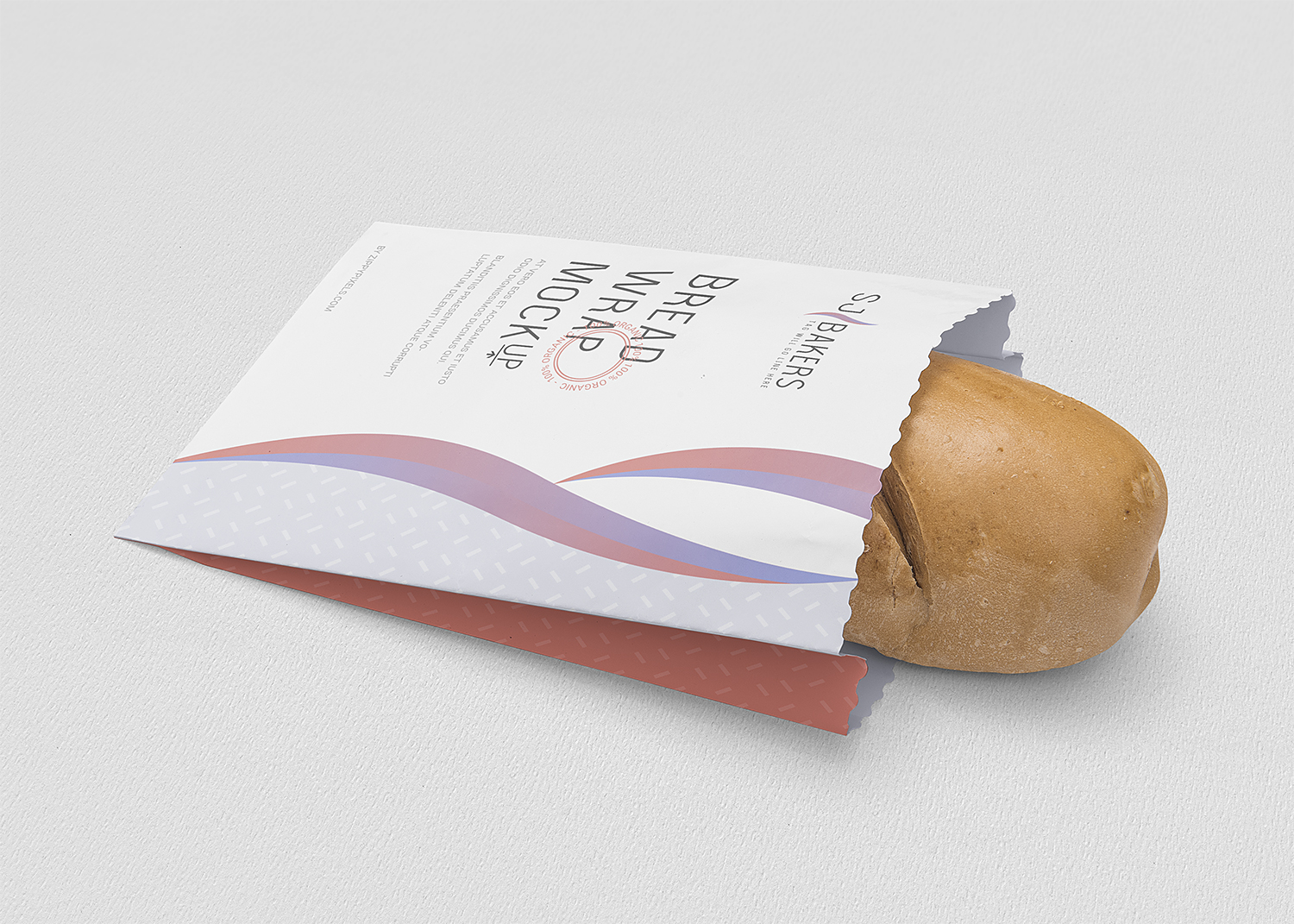 Download Free Bread Paper Bag Packaging Mockup | Free Mockup