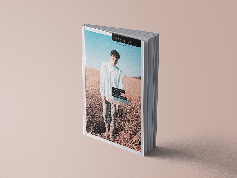 Free Catalog Book Mockup