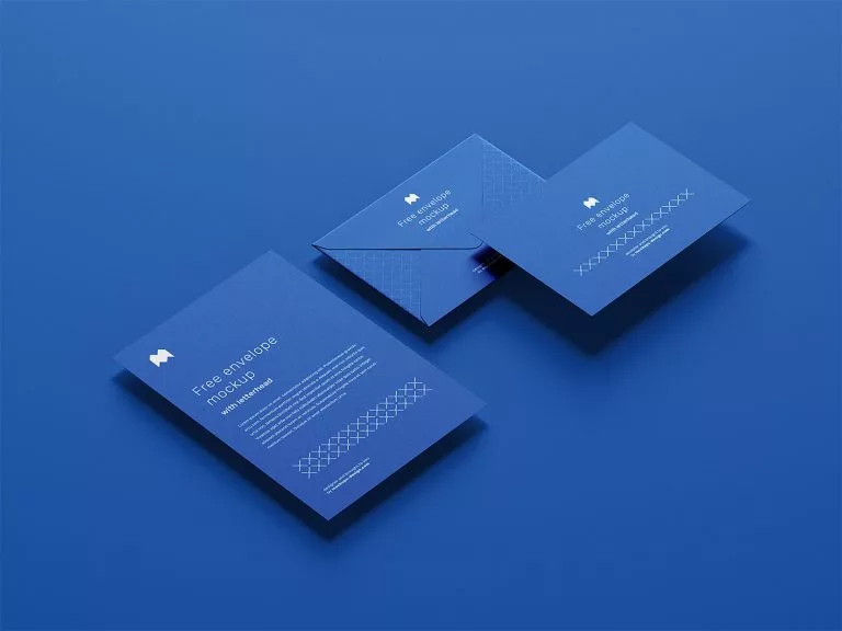 Download Free-Envelope-with-Letterhead-Mockup-04 | Free Mockup