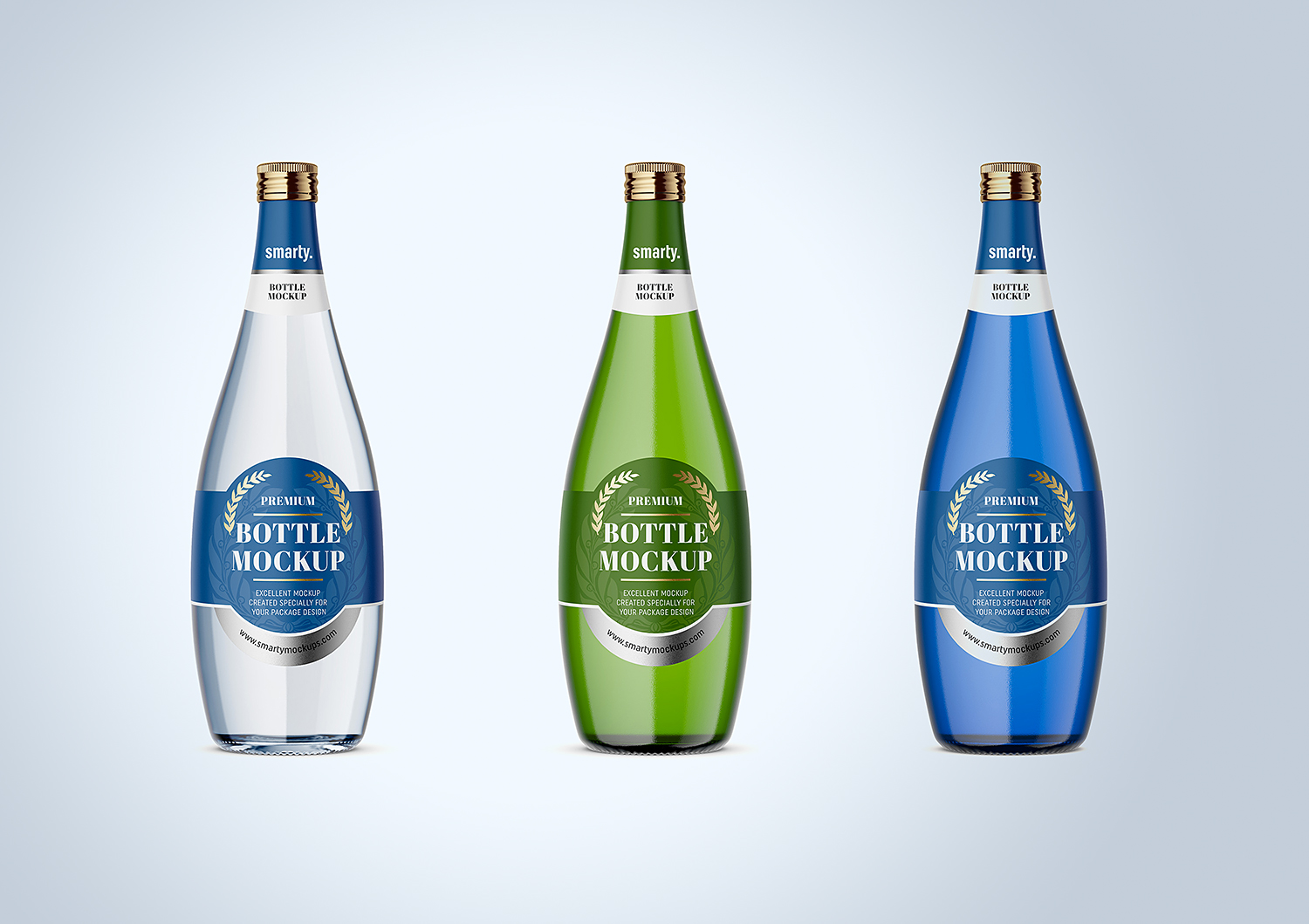 Download Free Glass Bottle Mockup Free Mockup