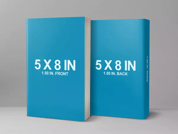 Front and Back Cover Paperback Mockup