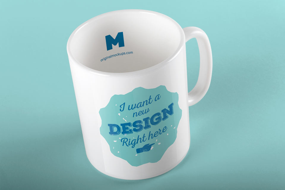 Free Tea Mug Mockup