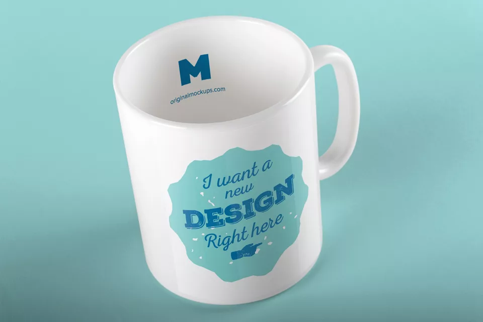 Free Tea Mug Mockup
