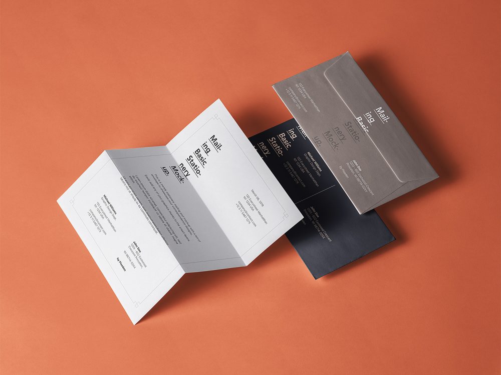 Basic Mailing Stationery Mockup