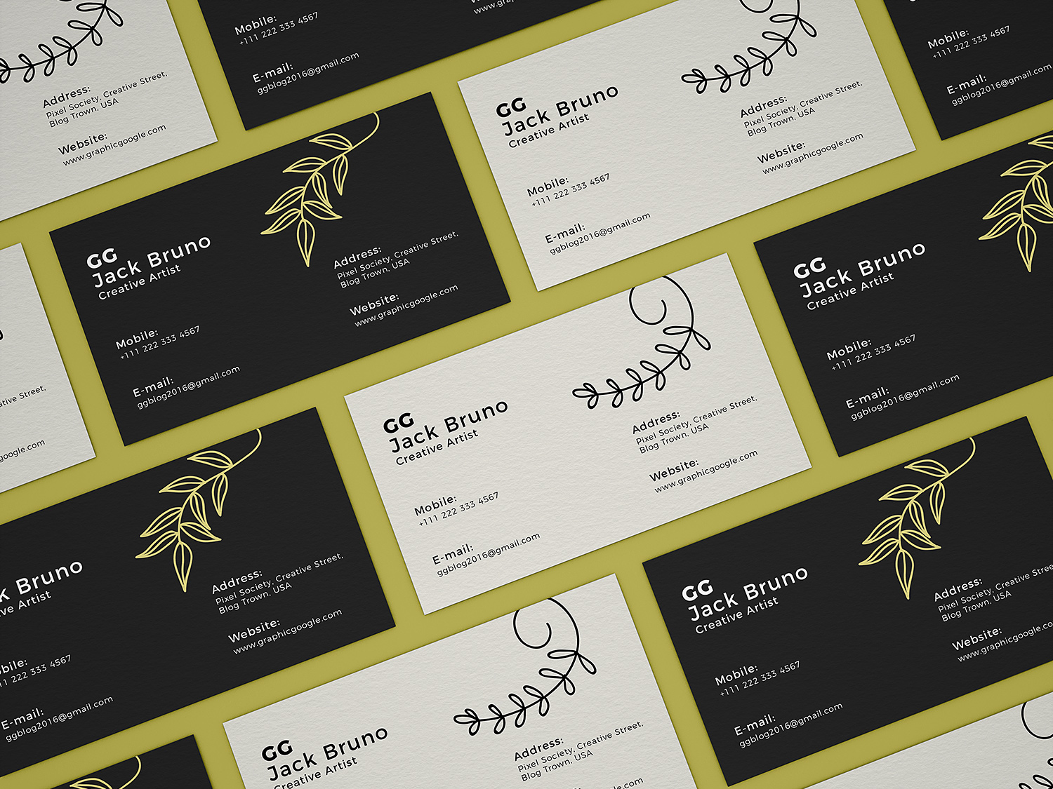 Download Free Branding Business Card Mockup | Free Mockup