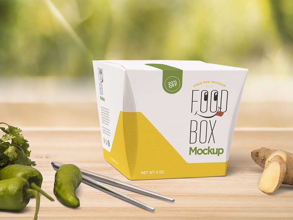 Download Free Lunch Box Mockup Free Mockup