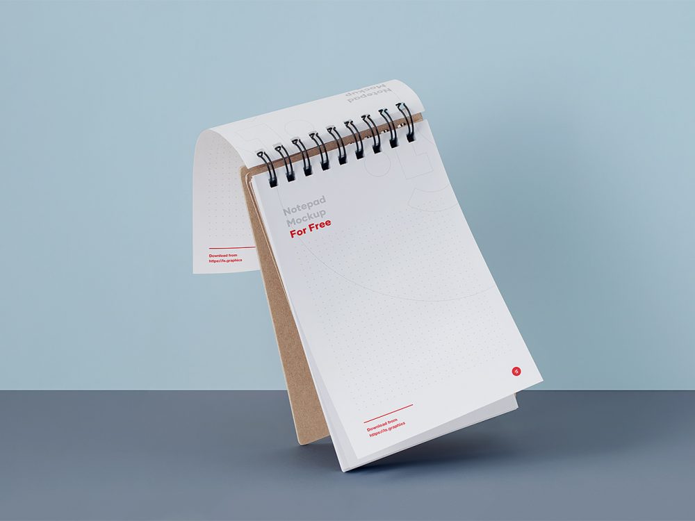 Free Notepad Mockup