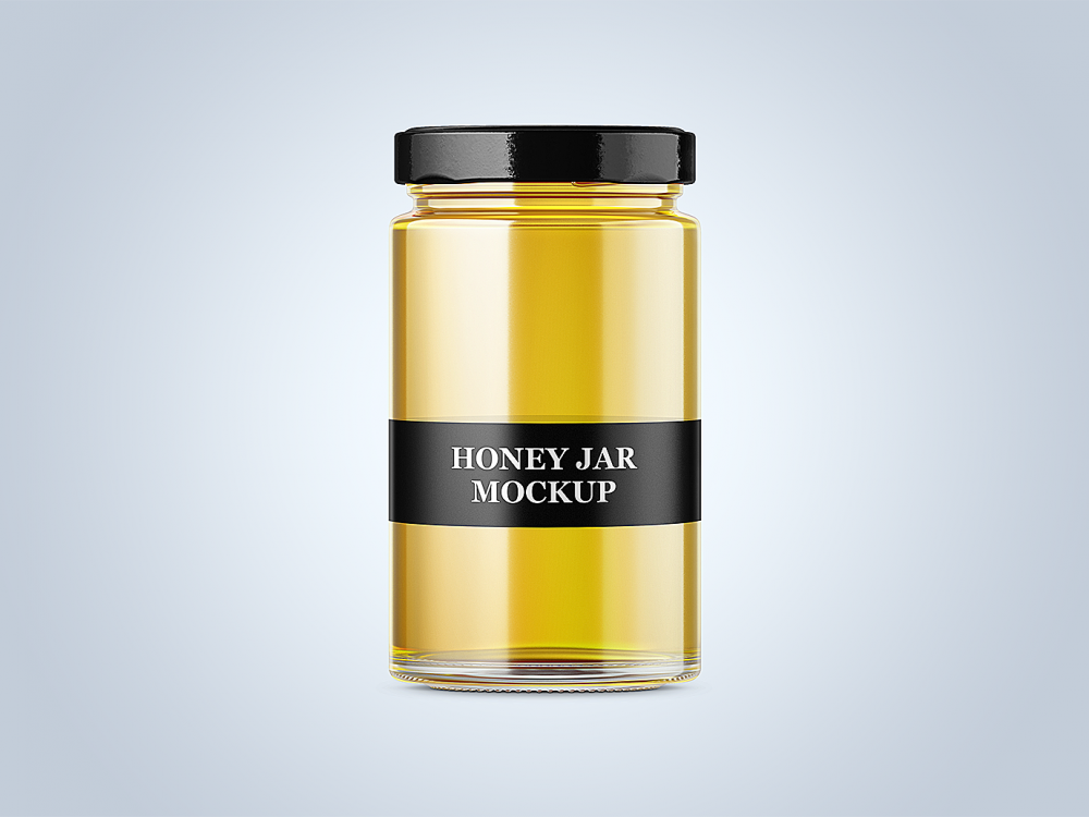 Free-Pure-Honey-Jar-Mockup-01 | Free Mockup