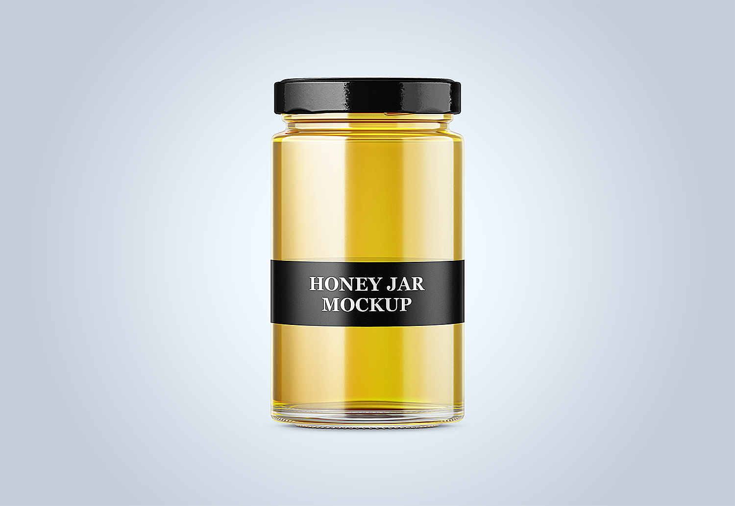 Download Free Pure Honey Jar Mockup | Free Mockup