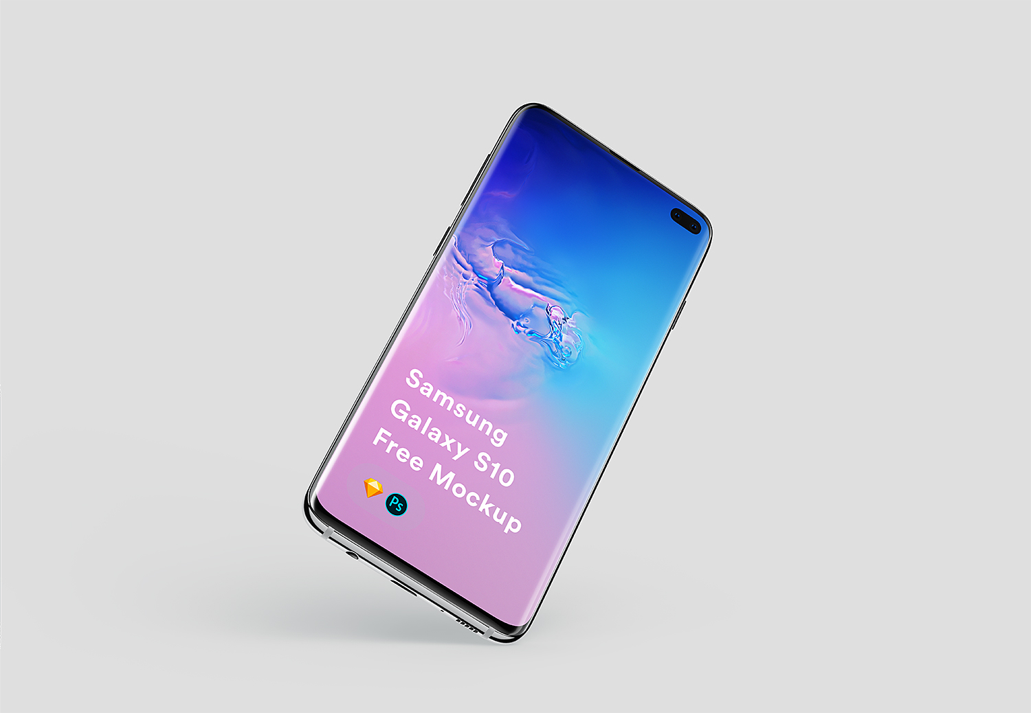 Samsung Galaxy S10 free mockup | Free Mockup
