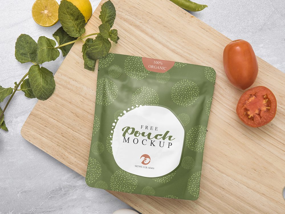 Free Sealed Sachet Mockup