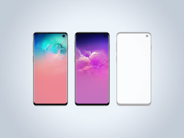 Samsung Galaxy S10 Free Mockup (PSD and Ai)