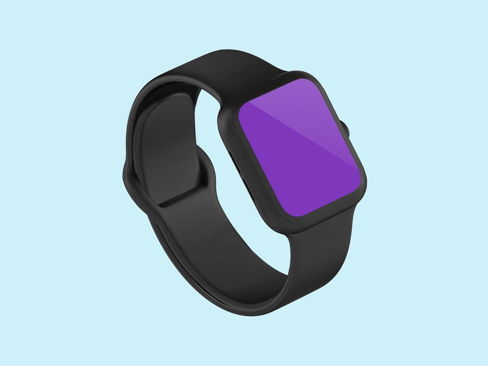 Apple watch app design mockup | free mockup