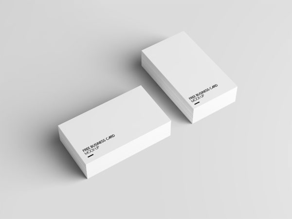 4 Free Business Card Mock-Up