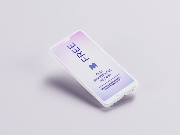 Free Clay Smartphone Mockup