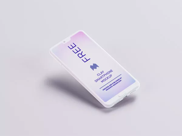 Free Clay Smartphone Mockup
