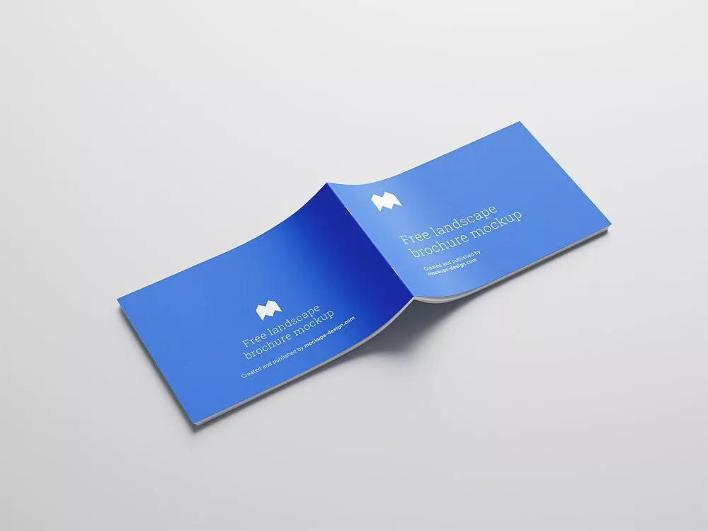 Free Landscape Brochure Mockup