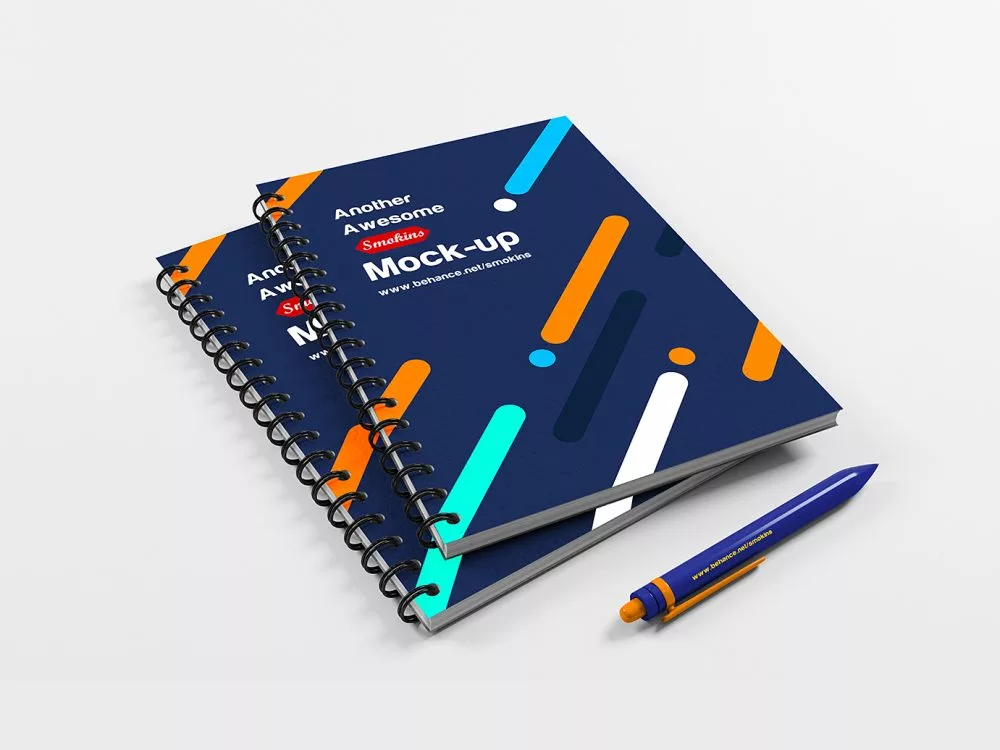 Free Notebook Mock-Up
