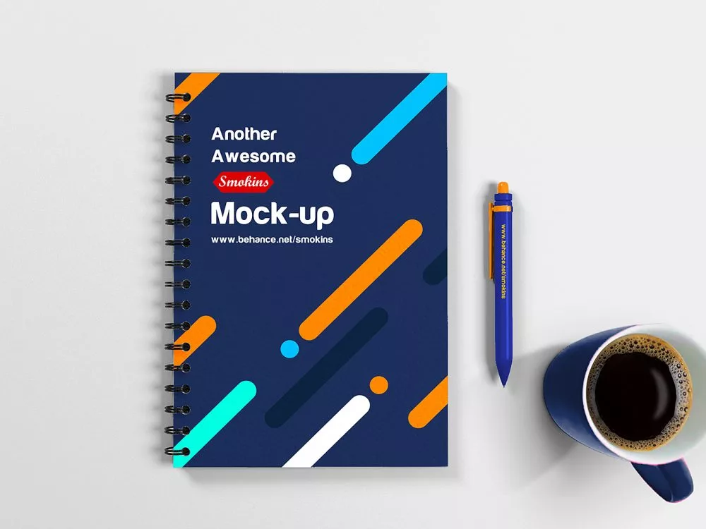 Free Notebook Mock-Up