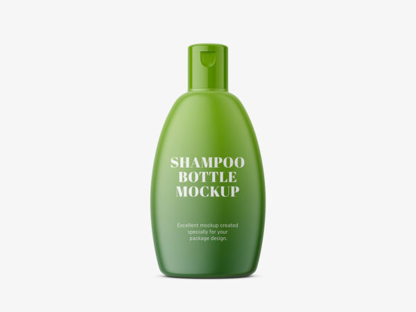 Free Shampoo Bottle Mockup