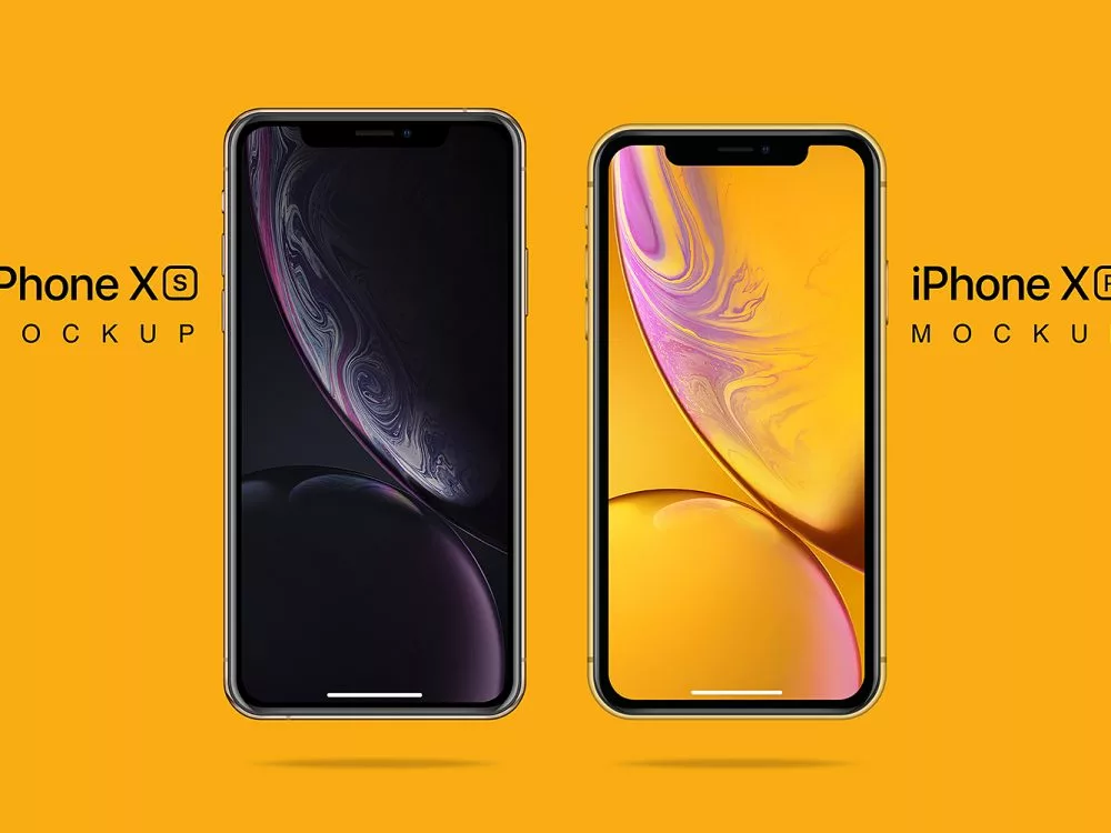 Free iPhone XS, XR Mockup