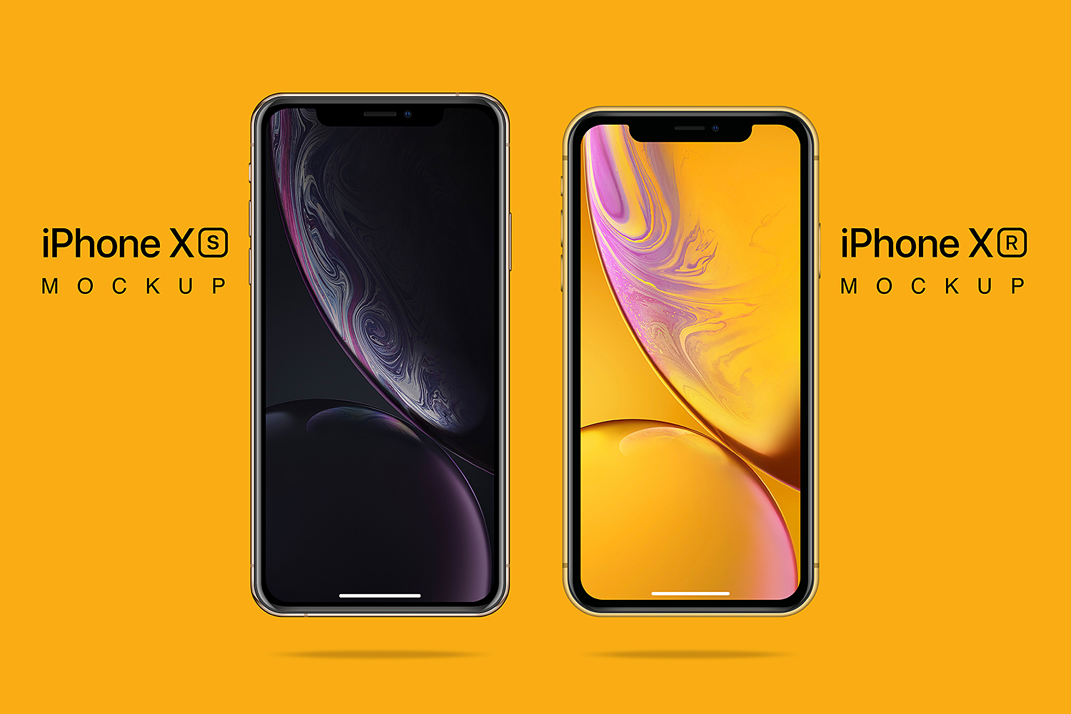 Download Free Iphone Xs Xr Mockup Free Mockup