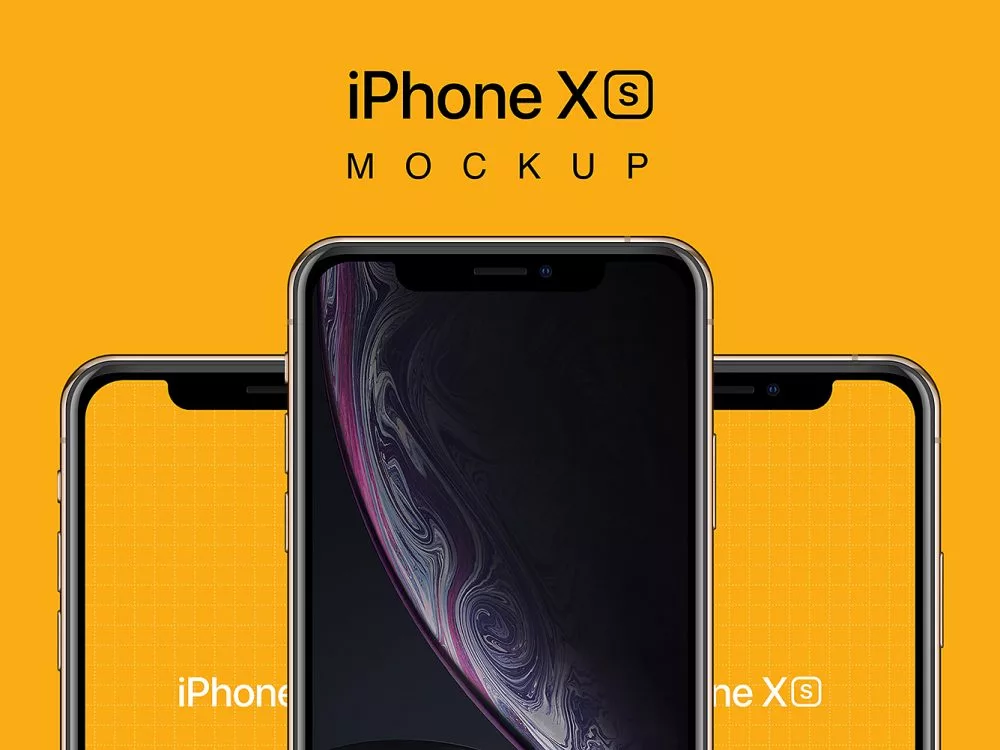 Free iPhone XS, XR Mockup