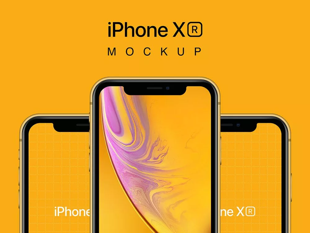 Free iPhone XS, XR Mockup