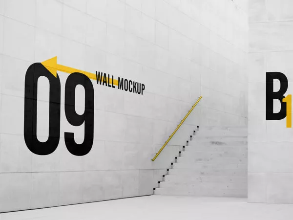Free Big Wall Mockup