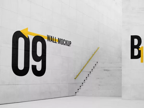 Free Big Wall Mockup