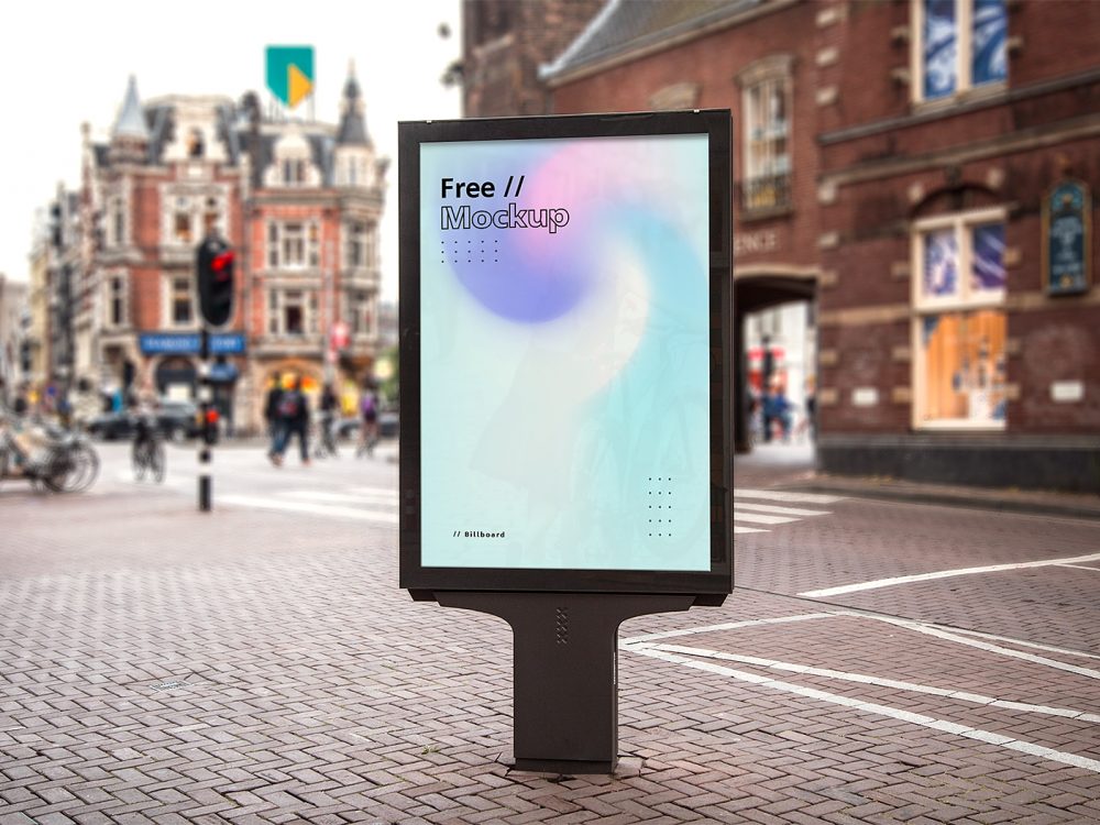 Free Billboard PSD Mockup