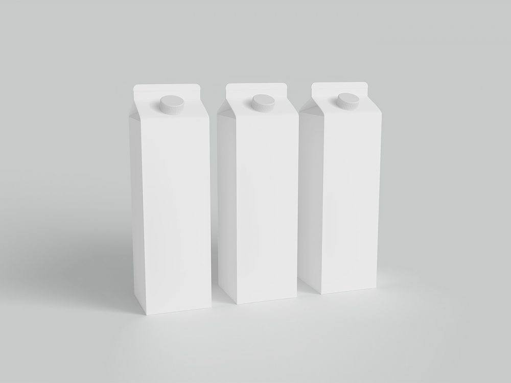 Download Free-Milk-Carton-Packaging-Mockup-01 | Free Mockup