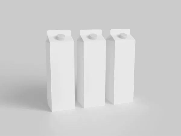 Milk Carton Packaging Mockup