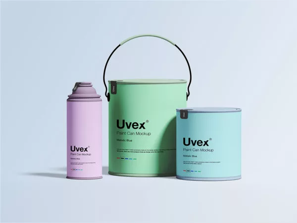 Paint Packaging Mockup