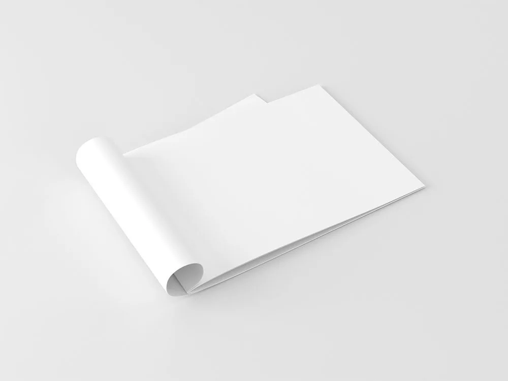 A4 Landscape Brochure Free Mockup