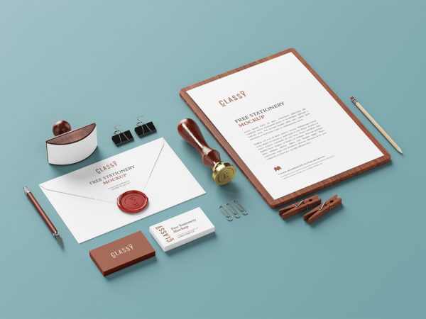 Free Branding Stationery Mockup