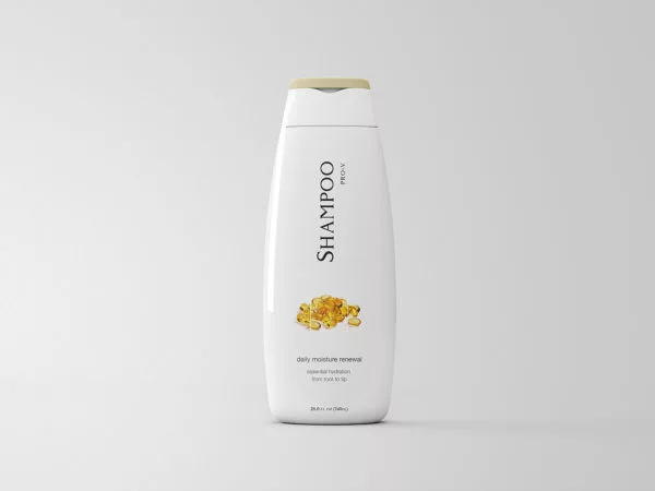Free Shampoo Cosmetic Bottle Mockup