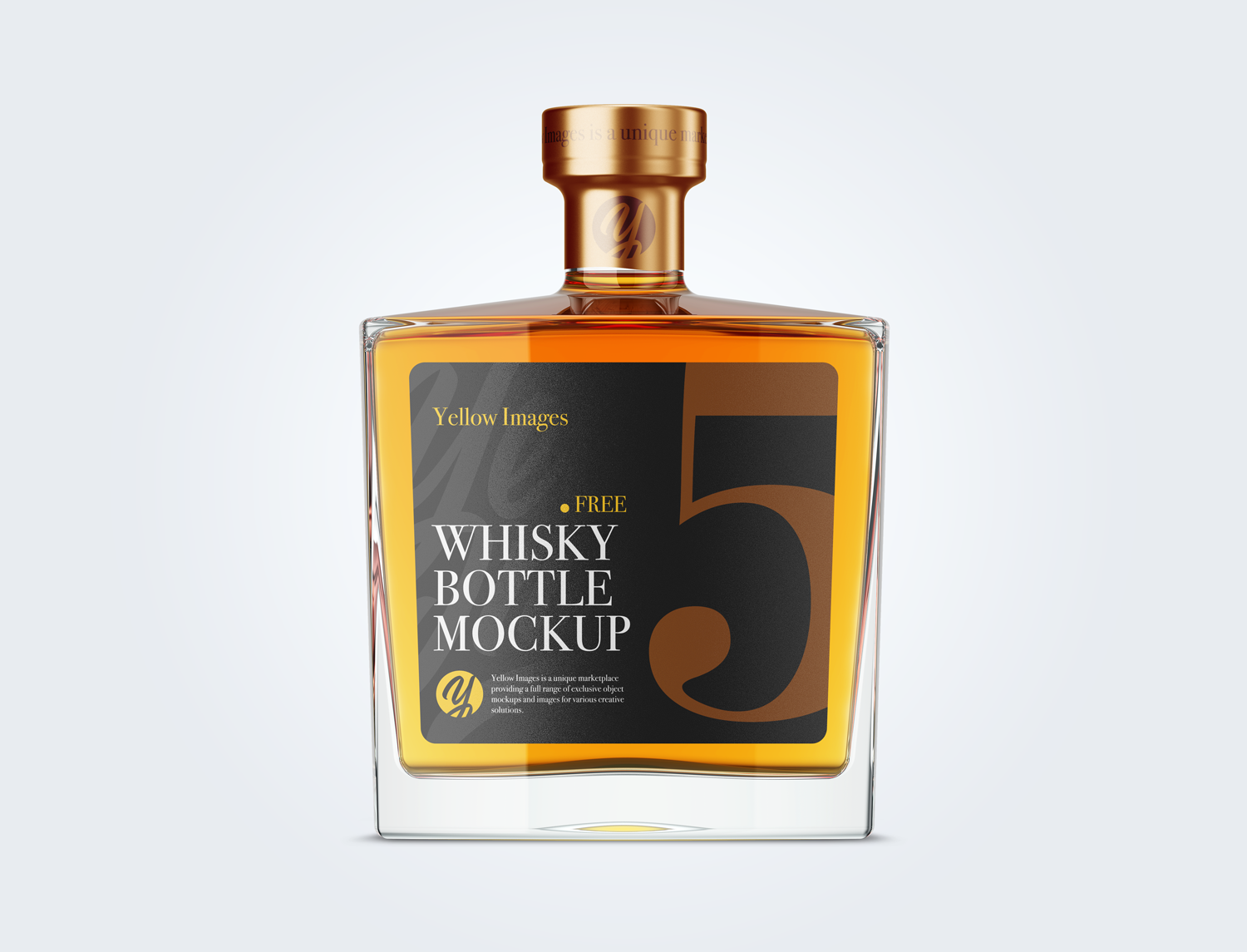 Download Square Glass Bottle Whisky Mockup Free Mockup Yellowimages Mockups