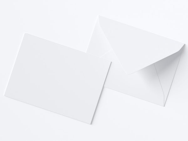 A7 Envelope Free Mockup