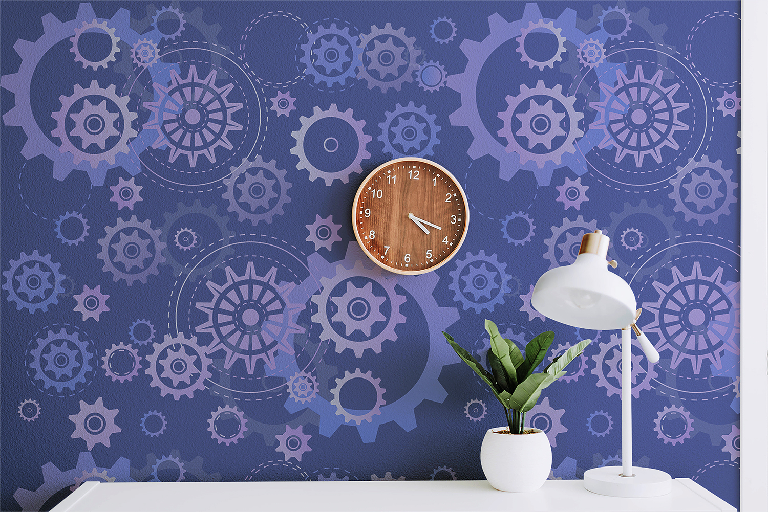 Free Wallpaper Design Mockup Free Mockup