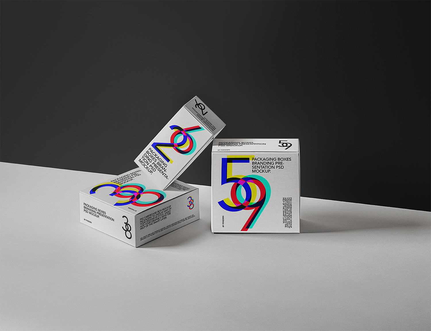 Download Packaging Box Mockup Set Free Mockup PSD Mockup Templates