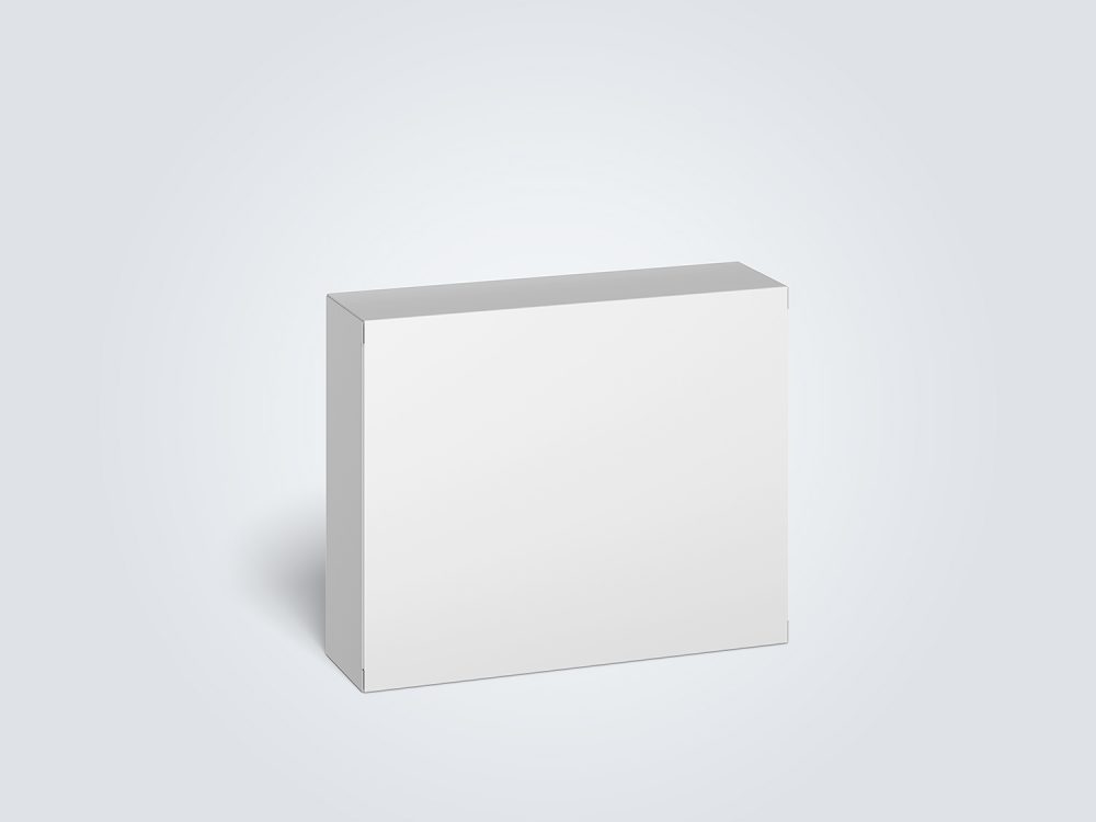 Download Cardboard Box Mockup (100 x 80 x 28 mm) | Free Mockup